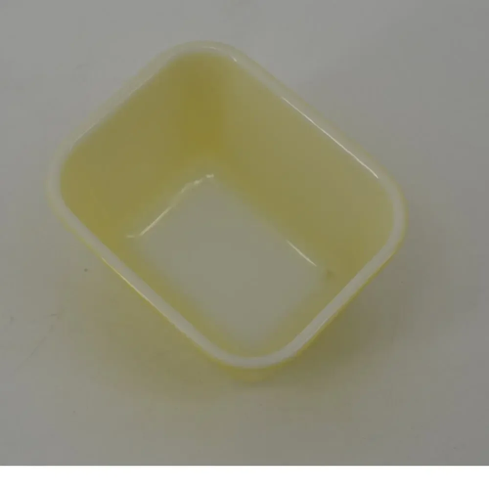 Vintage PYREX Refrigerator Dish Yellow 501 B Fridgie Cottage